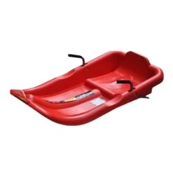 3F Slittino Con Freno In Metallo, BOB Neve Snow Emotion, Rosso