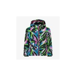 CMP Giacca Da Neve C/Cappuccio Snaps Hood, Junior - 03ZM (Purple Fluo/Turchese)