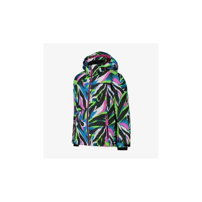 CMP Giacca Da Neve C/Cappuccio Snaps Hood, Junior - 03ZM (Purple Fluo/Turchese) 5 CMP Giacca Da Neve C/Cappuccio Snaps Hood, Junior - 03ZM (Purple Fluo/Turchese) - immagine 3