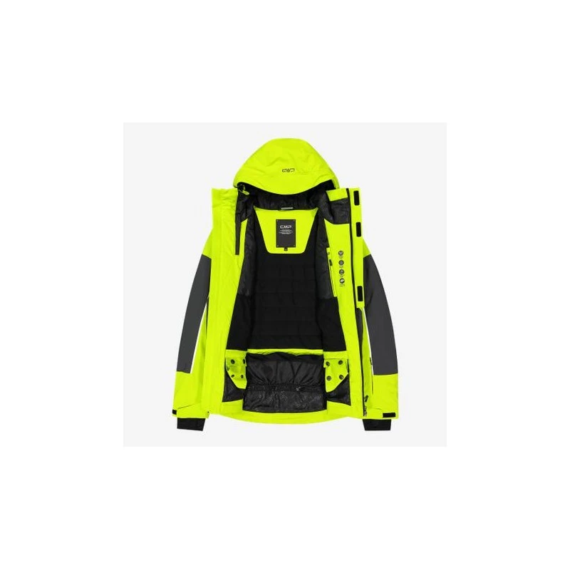 CMP Giacca Da Neve C/Cappuccio Uomo Fix Hood - E112 (Acido) 6 CMP Giacca Da Neve C/Cappuccio Uomo Fix Hood - E112 (Acido) - immagine 4