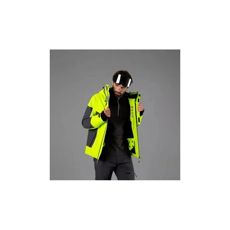 CMP Giacca Da Neve C/Cappuccio Uomo Fix Hood - E112 (Acido) 9 CMP Giacca Da Neve C/Cappuccio Uomo Fix Hood - E112 (Acido) - immagine 7