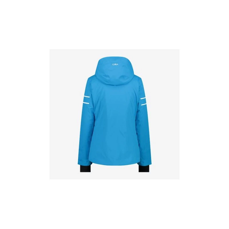 CMP Giacca Da Neve C/Cappuccio In Twill Zip Hood, Donna - L704 (Turchese) 4 CMP Giacca Da Neve C/Cappuccio In Twill Zip Hood, Donna - L704 (Turchese) - immagine 2