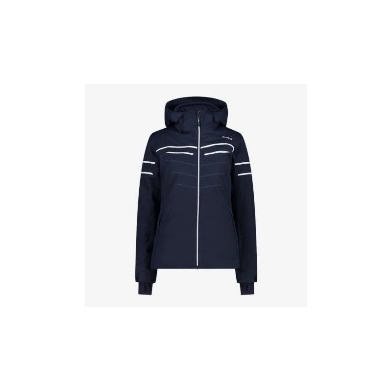 CMP Giacca Da Neve C/Cappuccio In Twill Zip Hood, Donna - N950 (Blue Scuro) 3 CMP Giacca Da Neve C/Cappuccio In Twill Zip Hood, Donna - N950 (Blue Scuro)