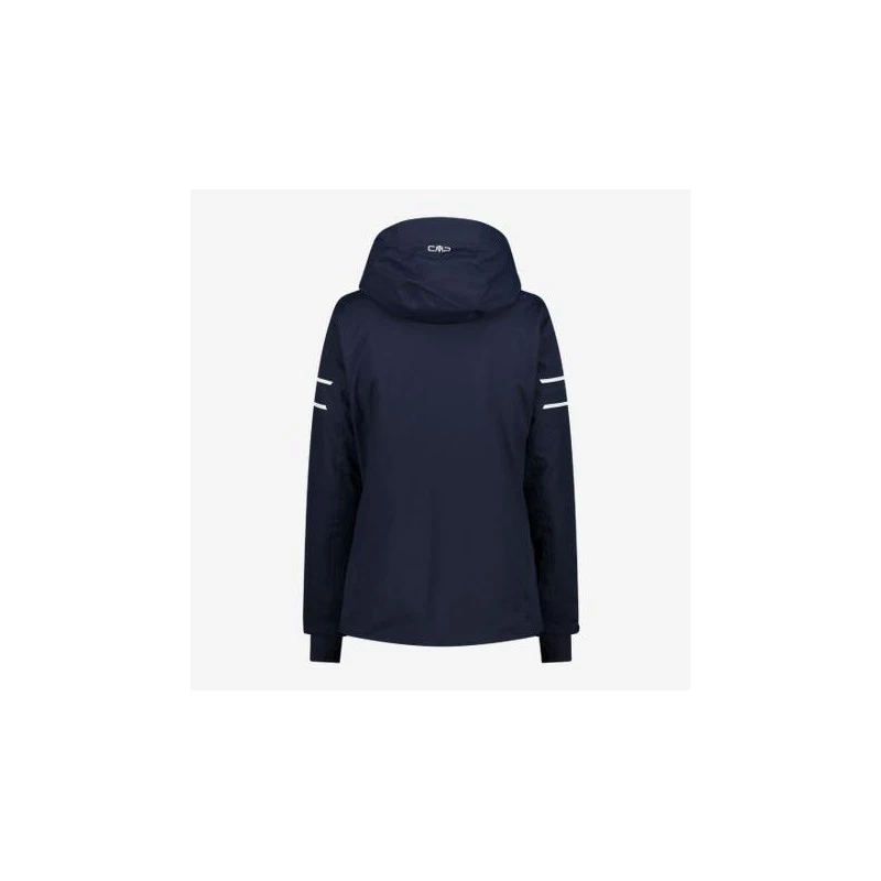 CMP Giacca Da Neve C/Cappuccio In Twill Zip Hood, Donna - N950 (Blue Scuro) 4 CMP Giacca Da Neve C/Cappuccio In Twill Zip Hood, Donna - N950 (Blue Scuro) - immagine 2