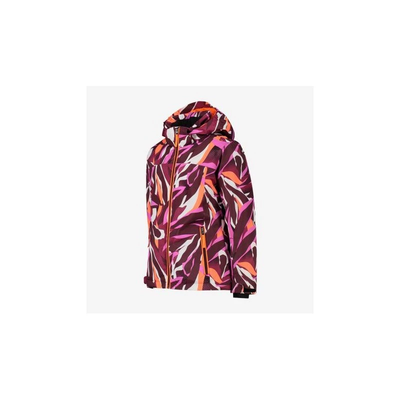 CMP Giacca Da Neve C/Cappuccio Snaps Hood, Junior - 01ZM (Sangria/Flamingo Fluo) 5 CMP Giacca Da Neve C/Cappuccio Snaps Hood, Junior - 01ZM (Sangria/Flamingo Fluo) - immagine 3