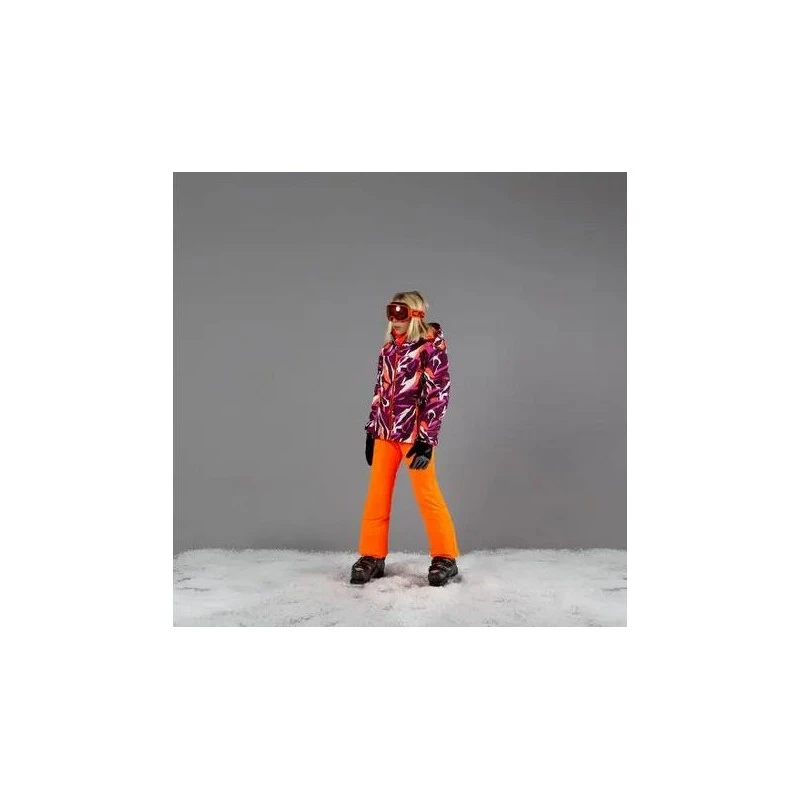 CMP Giacca Da Neve C/Cappuccio Snaps Hood, Junior - 01ZM (Sangria/Flamingo Fluo) 6 CMP Giacca Da Neve C/Cappuccio Snaps Hood, Junior - 01ZM (Sangria/Flamingo Fluo) - immagine 4