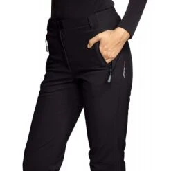 CMP Pantaloni Fondo Largo In Softshell, Donna Colore U901 (Nero) -Vendite Rossignol CMP Pantaloni fondo largo in softshell Donna colore U901 Nero 1 2