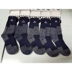 Mico Sport Calze X-Country Confezione 5 Paia, Unisex - Art. CA0259/5-002 (Blu/Grigio)