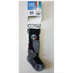Mico Sport Calze (paio) Ski Technical Champion, Junior - Art. CA2612-007 (Nero)