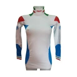 Mico Sport Maglia Termica Lupetto ML, Official, Donna - Art. IN1731-001 (Bianco) -Vendite Rossignol Mico Sport Maglia termica lupetto ML Official Donna Art IN1731 001 Bianco 1 3